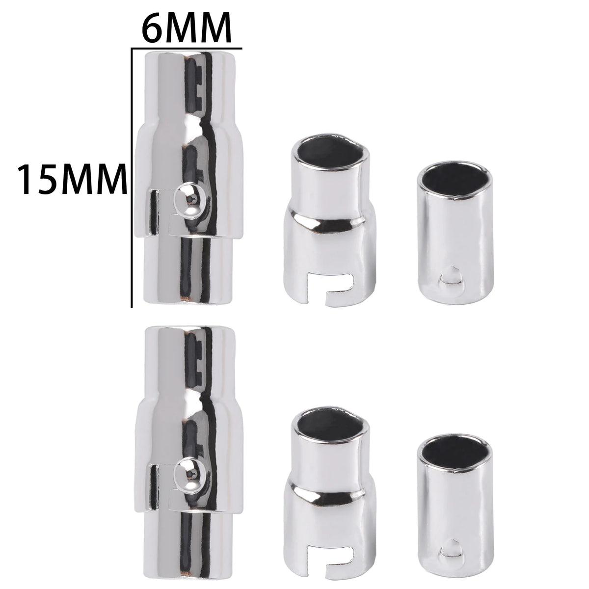 10-5Sets Stainless Steel Strong Magnetic Clasps Magnet End Clasp Connectors For Jewelry Making DIY Bracelet Necklace Accessor