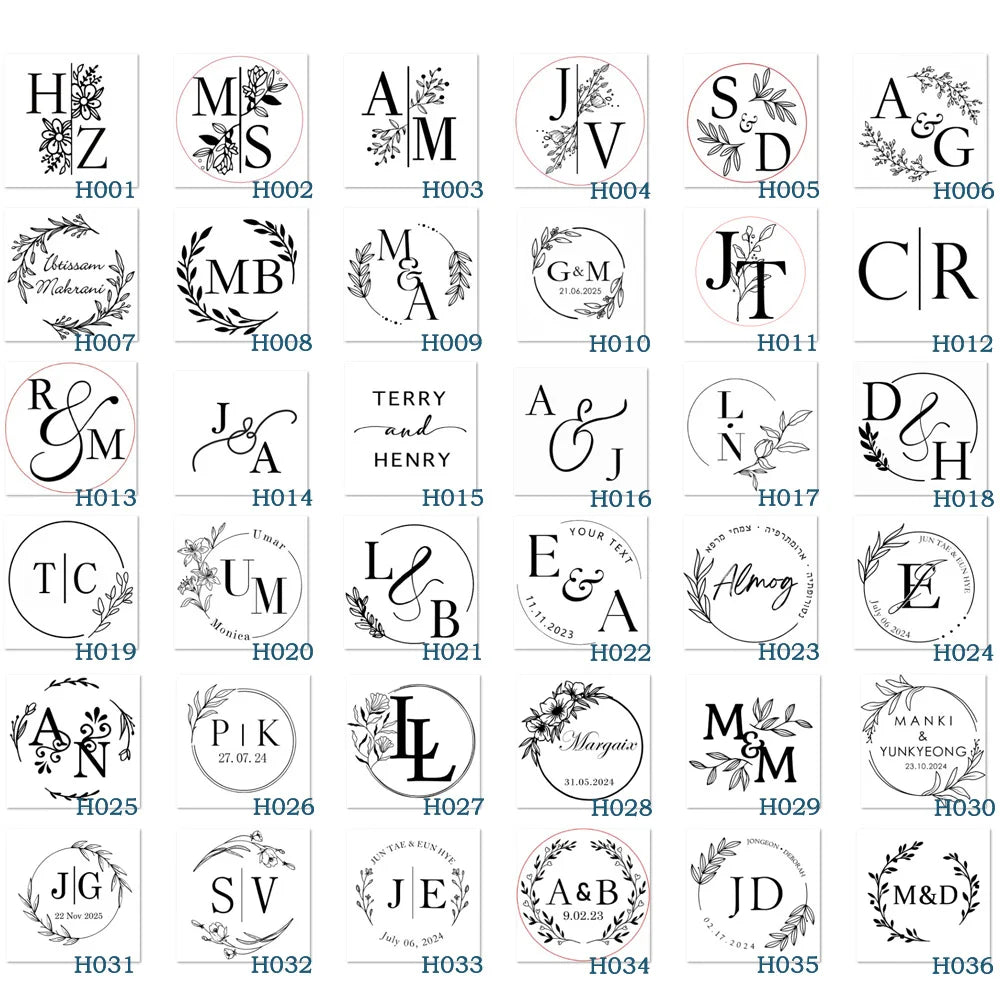 Embosser Stamp LOGO Customized Wedding Library Book Private Seals Customization Envelope Party Invitation Embossing Stamps DI