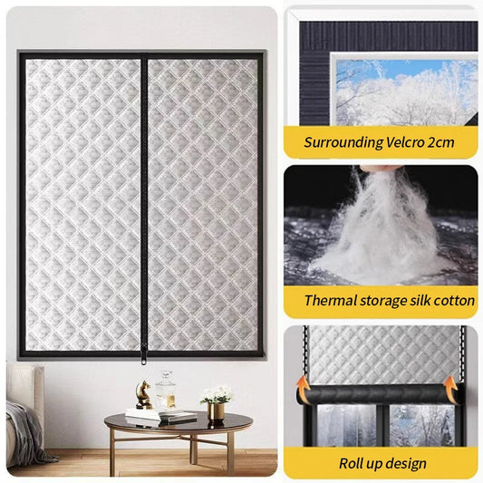 Zipper,Winter warm curtains,insulated windproof sealed windows,cold proof and insulated,screen windows,Shading,sound insulati