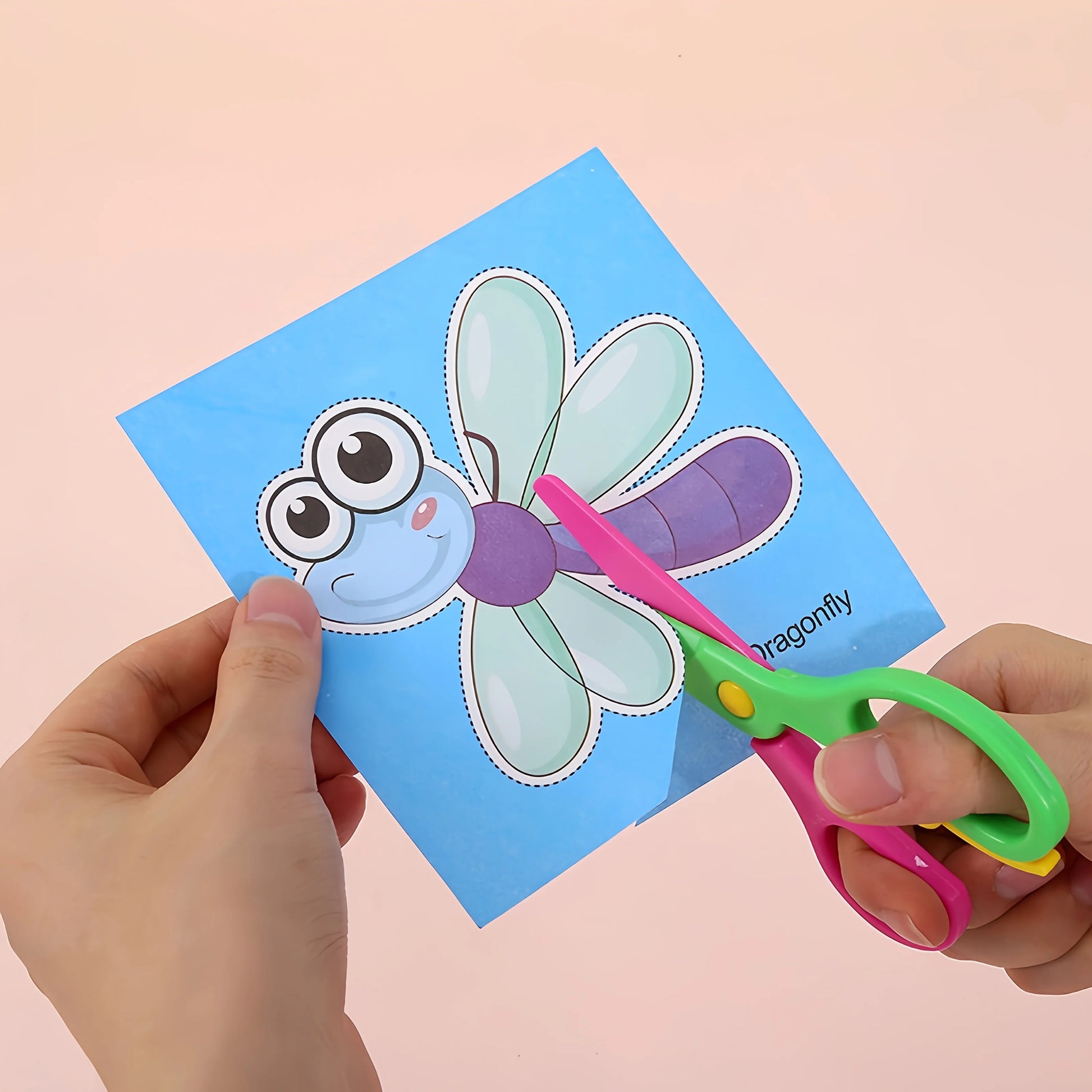 96Pcs Fun Paper Cutting Set, Paper Cutting, Paper Art, Scissors Skill Activity Paper Cutting Book, Children's Scissors Craft 