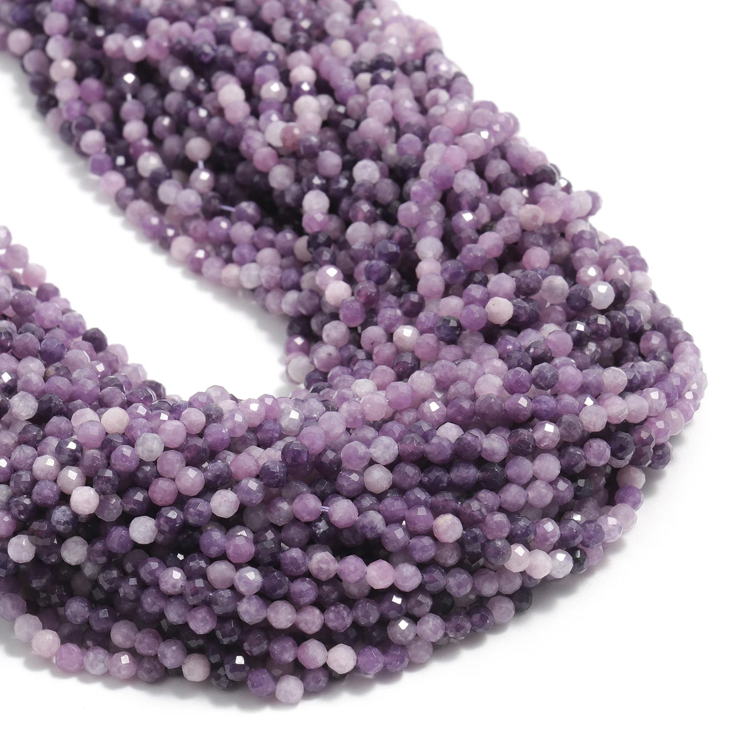 2 3 4mm Faceted Tiny Beads Natural Aquamarine Lapis Lazuli Tourmaline Amethyst Stone Beads for Jewelry Making Diy Accessories