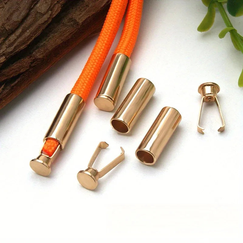 10pcs Heavy Duty Cord Locks Adjustable Metal Clips Secure Fastening for Shoelaces Bags Hoodies DIY Crafts Organizing Cables