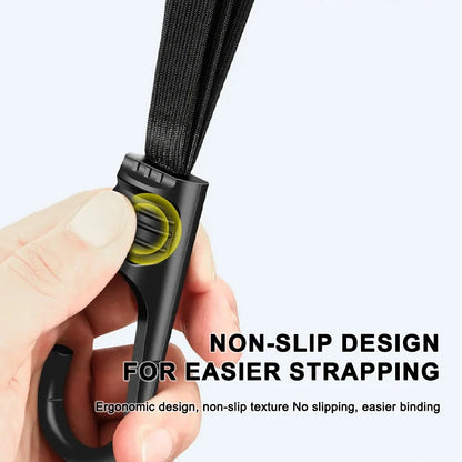 SEAMETAL Motorcycle Back Seat Helmet Strips Elastic Rope Motorcycle Helmet Fixed Strap Adjustment Fix Rope Goods Strap 60cm/9
