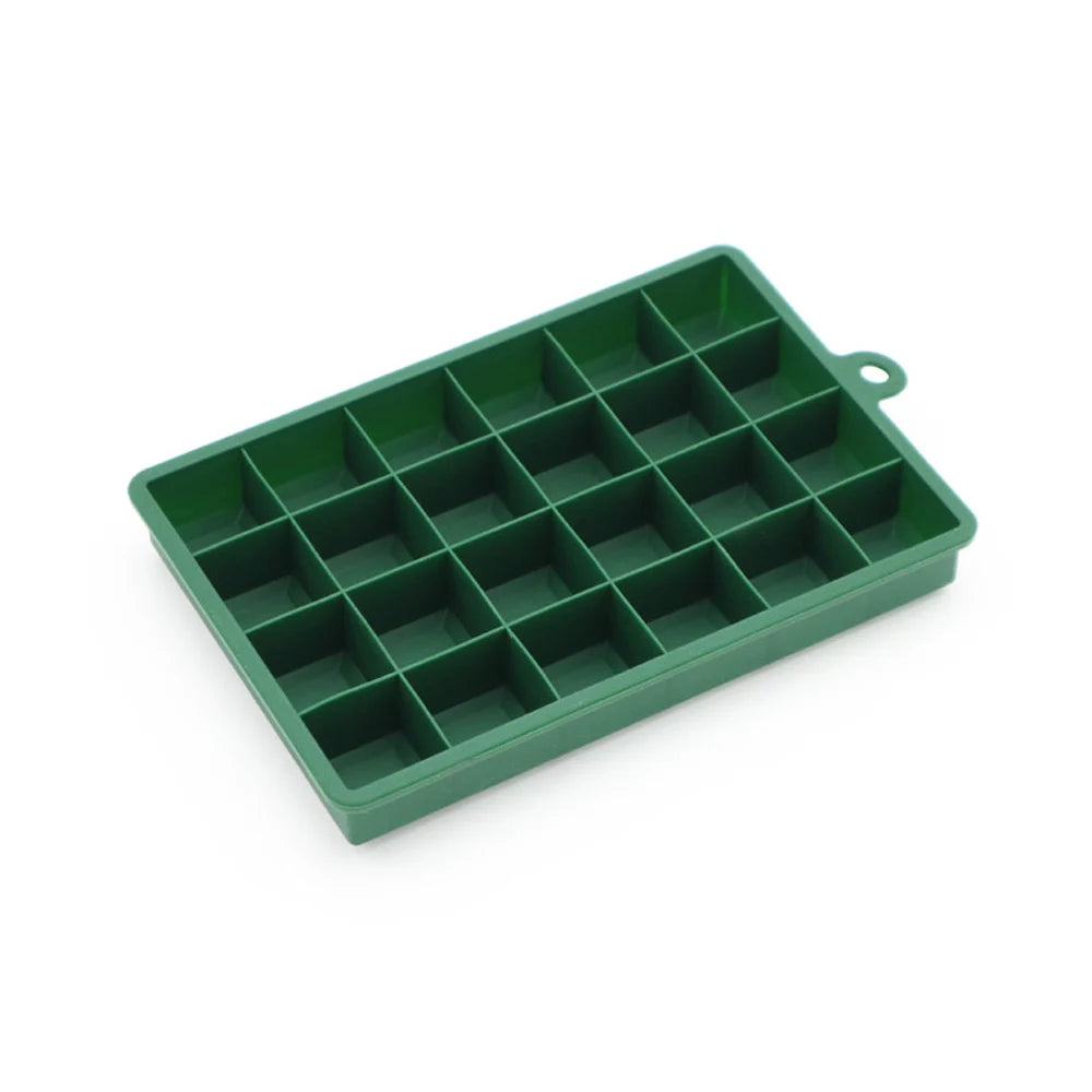 Silicone world Silicone Ice Cube Mold 15/24 Grids Square With Lids Trays Icecream Cold Drinks Whiskey Cocktails Tools Ice Mol