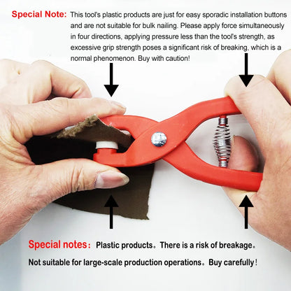 Snap Button Kit With Hand Pressure Pliers 50pcs Snaps , Metal Snaps For Sewing, Sewing Snaps For DIY Crafts Clothes Hats