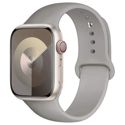 Silicone Band For Apple Watch strap 44mm 45mm 40mm 41mm 42-38mm 45 mm sport bracelet iwatch series 8 7 6 5 4 3 SE 9 Ultra 2 4