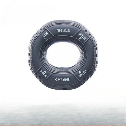 Silicone Grip Strength Ring Professional Hand Strength Training Equipment Arm Muscle Training Grip Strength Ball - GRAY