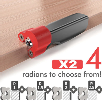 New Woodworking Edge Trimming Knife and Blade Corner Manual Planer Blade Hand Tools Wood Deburring Chamfering Fillet Scraper