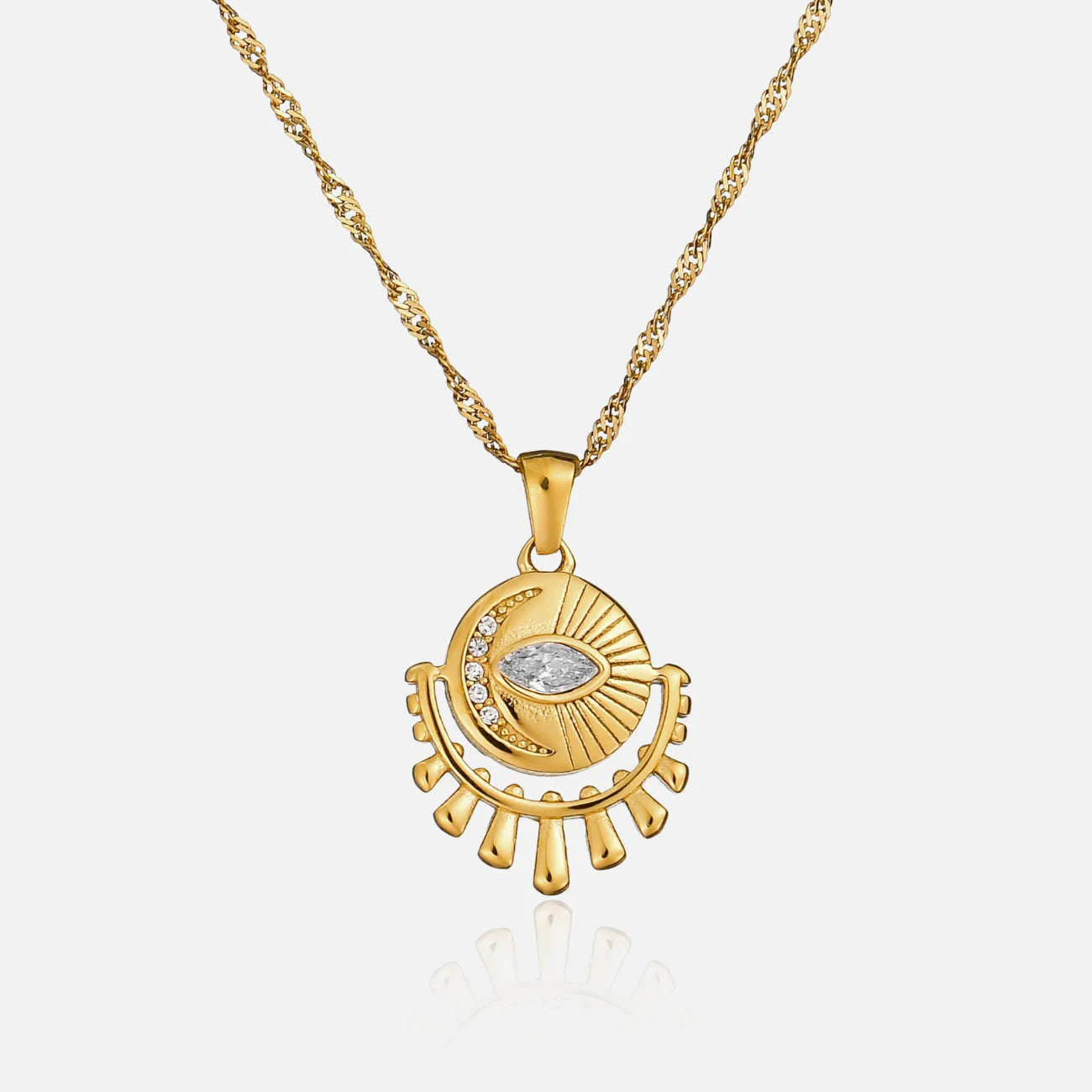 2026 Vintage Necklace On Neck Chain Women's Jewelry Accessories For Girls Clothing Aesthetic Gifts Fashion Pendant - gold n43