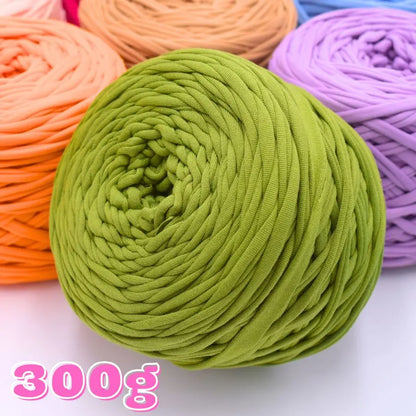 300g Polyester Cloth Tshirt Yarn for DIY Crafts And Home Projects