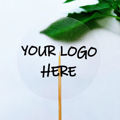 100 PCS Custom Stickers Logo Thank You Labels Personalized Stickers Packaging Name Party Wedding Birthday Print Your Own Stic