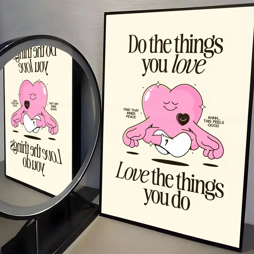 Funny A-Advertise Poster Modern and Elegant Wall Stickers for Home Decor Living Room Dormitory Wall Art