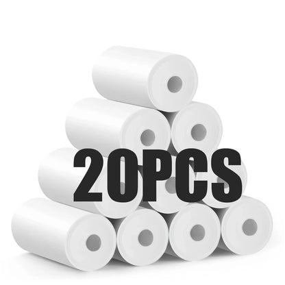 3-20 Rolls 57x25MM Thermal Paper Color Children Camera Instant Print Kids Camera Printing Paper Replacement Accessories Parts