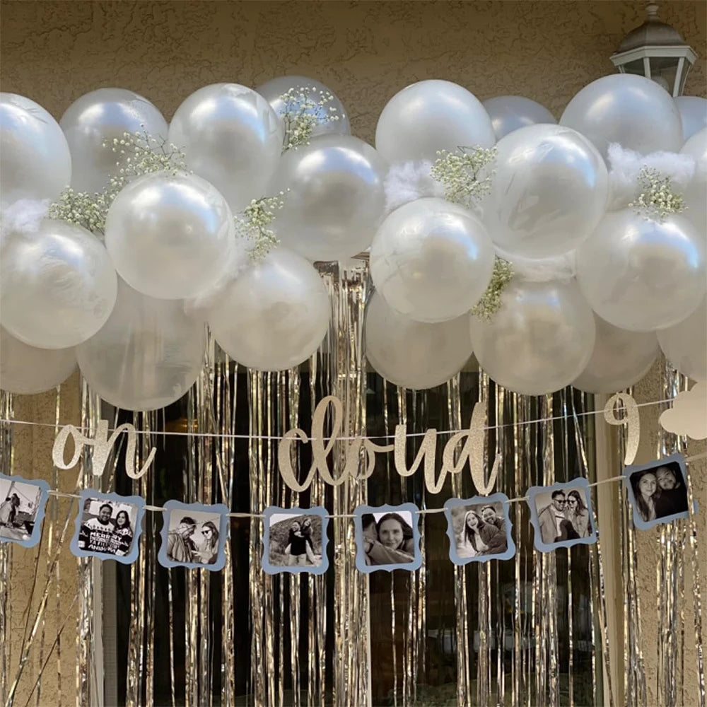 Milk White Pearl Balloon 5/10/12inch Latex Ballon Set Garland Wedding Birthday Decoration Party Supplies Baby Shower Globos G