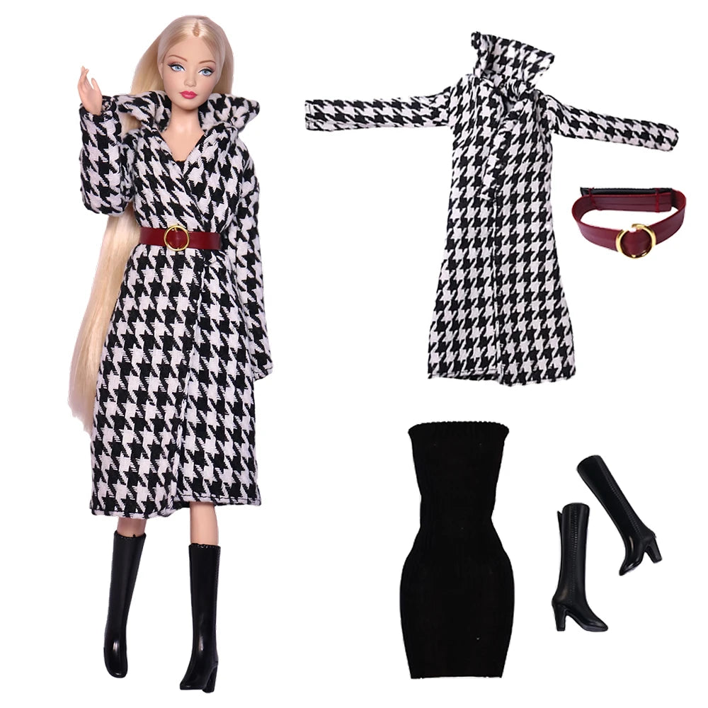 NK 29CM Doll Outfits For 11.5 Inch Doll Clothes Princess Doll Shoes For 1/6 Dolls Accessories Bar BI Doll Dress DIY Gift Toy 