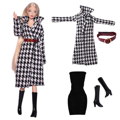 NK 29CM Doll Outfits For 11.5 Inch Doll Clothes Princess Doll Shoes For 1/6 Dolls Accessories Bar BI Doll Dress DIY Gift Toy 