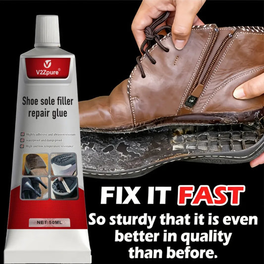Waterproof Transparent Shoe Sole Repair Glue Super Strong - Durable Sealant for Crack Filling, Repair Paste for Rubber Materi