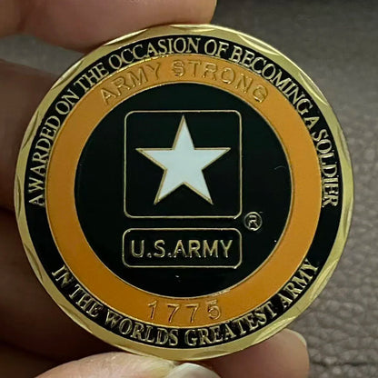 Souvenir Coin Veterans Memorial Coin US Army Military Challenge Coin
