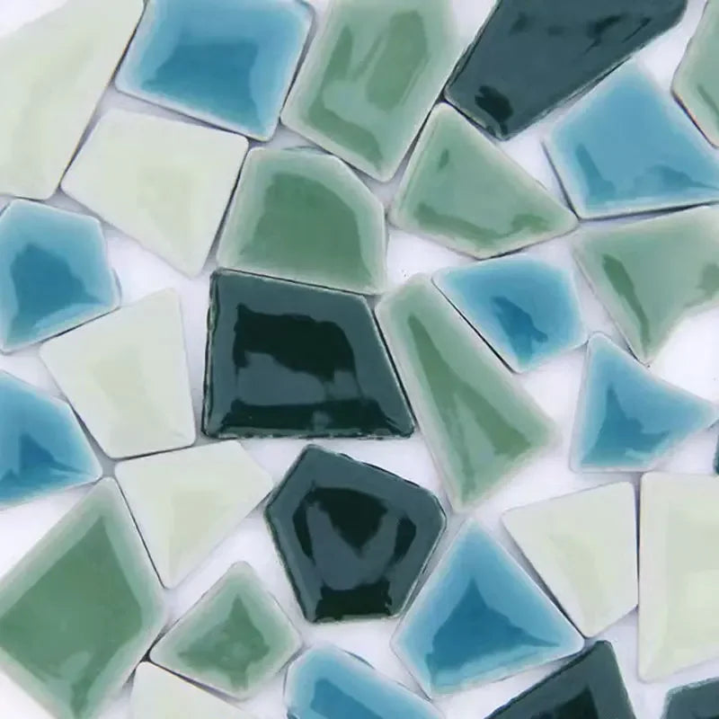 100g Porcelain Mosaic Tiles DIY Craft Ceramic Tile Mosaic Making Materials hobby pieces bulk - mix4