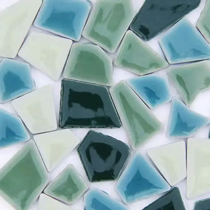 100g Porcelain Mosaic Tiles DIY Craft Ceramic Tile Mosaic Making Materials hobby pieces bulk - mix4