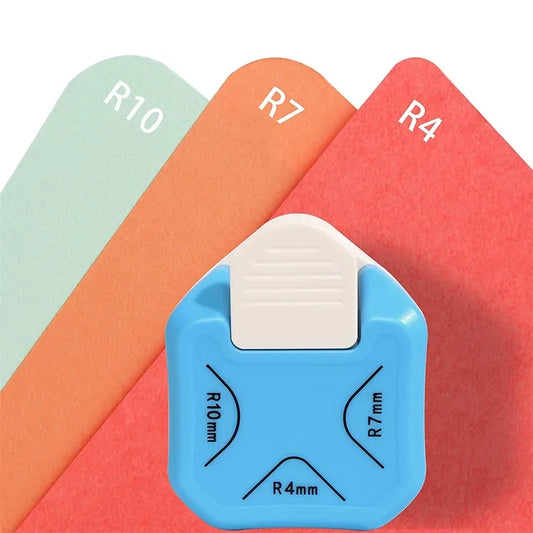 Corner Cutter Rounder 3-in-1 Metal Plastic Design Scrapbook Cards Craft for Paper 4mm/7mm/10mm