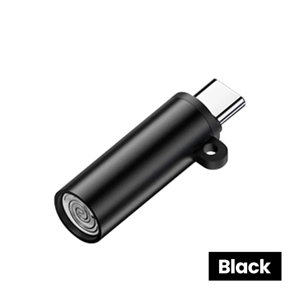 Type-C Mobile Cigarette Lighter Adapter Air Blowing Cigarette Lighter Outdoor Safety Portable Mini Cigarette Lighting Artifac
