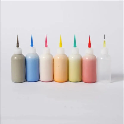 Pottery Supplies Plastic Pointed Mouth Squeeze Mud Bottle DIY Ceramic Craft Cup/vase/tea Set Creative Painting Coloring Tools