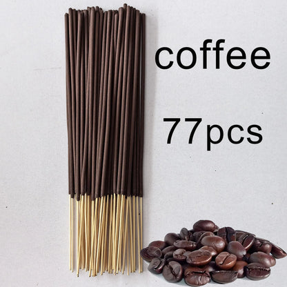 11/77/141Pcs, High-Grade Coffee-Scented Incense Sticks, Made of Natural Fragrance Powder, More Suitable for Those Who Love th