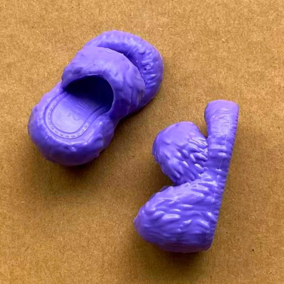 1/6 Monster Doll Boots Sandals Original Doll Shoes Unique Personality Toy Accessories for Collectible Figures - Purple (Style