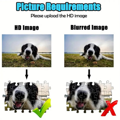 35/300/500/1025pcs Personalized Custom Photo Puzzle Friend Upload Photo For Customized Puzzle Unique Gift For Family Friends 