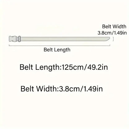 2PC Tactical Waist Belt - Durable Automatic Buckle, Perfect for Outdoor Adventures, Unisex Accessories for Men and Women