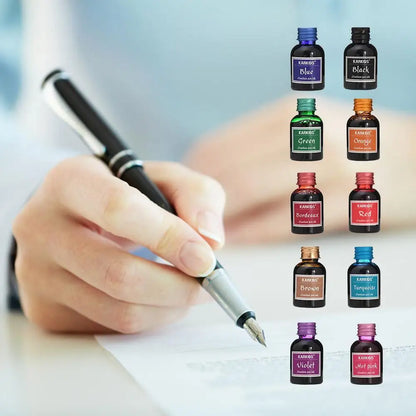 Pure Color 30ml School Pen Ink Refilling Inks Calligraphy High Quality Writing Fountain Pen Ink Stationery Supplies