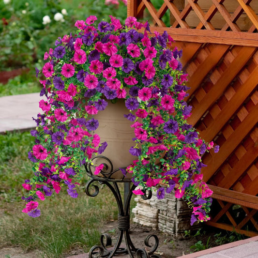 1/2Pcs Artificial Flowers Vine Morning Glory Wedding Bridal Home Room Table Festival Decor Outdoor Yard Garden Arch DIY Gift 