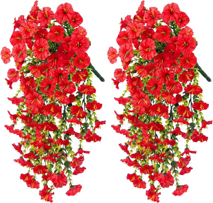 1/2Pcs Artificial Flowers Vine Morning Glory Wedding Bridal Home Room Table Festival Decor Outdoor Yard Garden Arch DIY Gift 