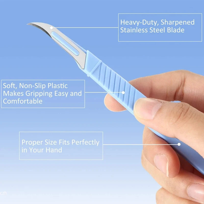 5Pcs Blue Sewing Ripper Kit with Thread Ripper Seam Ripper and Scissors for Removing Stitches