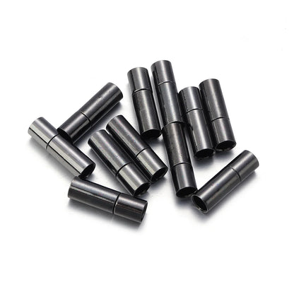10pcs Leather Cord Ends Caps for Jewelry Making 2 3 4 5 6 7 8mm End Clasps Fasteners DIY Bracelet Necklace Finding