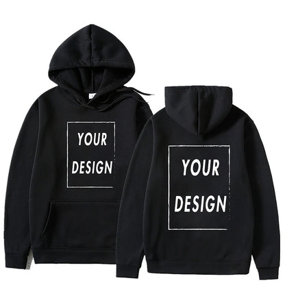 Your Own Design Brand Logo/Picture Personalized Custom Anywhere Men Women DIY Hoodies Sweatshirt Casual Hoody Fashion New