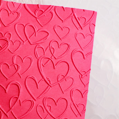 Various Love Heart 3D Embossing Folder for DIY Scrapbooking Valentine's Day Theme Paper Card Crafting Stencil 2025