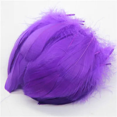 Natural Goose Feathers Plumes 4-15cm Colourful Swan Feather Plume for Home Decoration Craft DIY Party Jewelry Decoration 3Siz