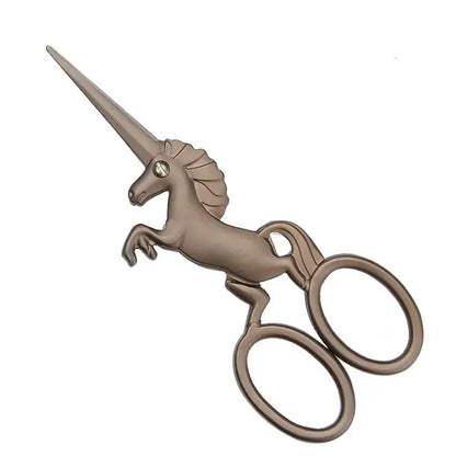 Cross Stitch Sewing Knitting Supplies Scissors Handicraft DIY Household Tools - brown