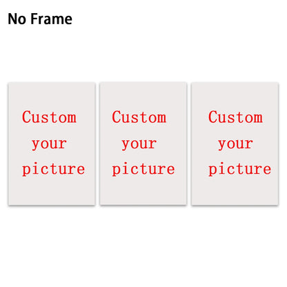 Custom Frameless Canvas Art Poster Family Portraits, Landscapes, Animals Holiday Decorations Home Room Decor