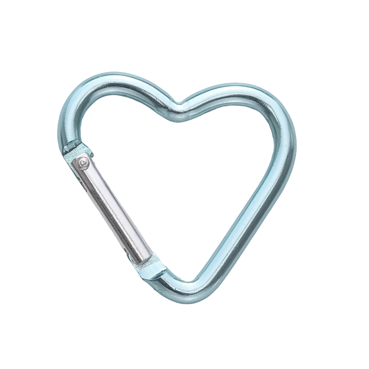 1 Pc Carabiner Rock Aluminum Mountain Buckle Star/Heart/D/Bone Shape Locking Clasp Keychain Multifunction Tools Jewelry Findi