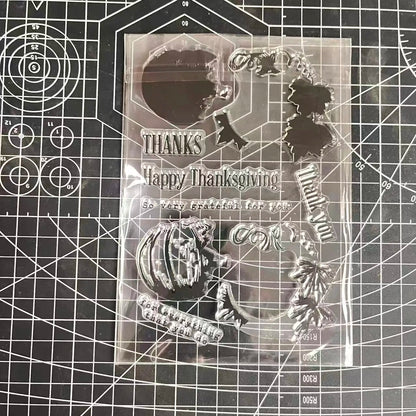 2026 New A6 Clear Stamps Identity Card Design DIY Scrapbook Journal Album Card Making Supplies - only stamp 85