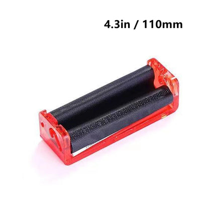 Cigarette roller for 2.8in 3.1 in 4.3in roll papers, handhold plastic rolling machine, rolling papers machine - 110mm