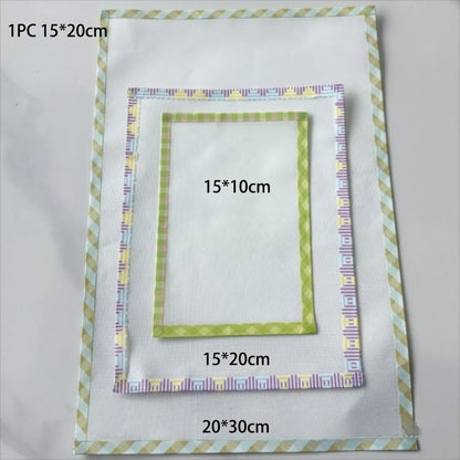 Handmade Perler Beads Baking Cloth Edge-stitched Transparent Iron-on Mat DIY Accessories Perler Beadsheat-resistant Paper