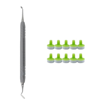 Dental Composite Resin Kit Filling Molding Tools Materials Quick Foam Pad Light Cure Holder Handle Spatula Dentistry Instrume