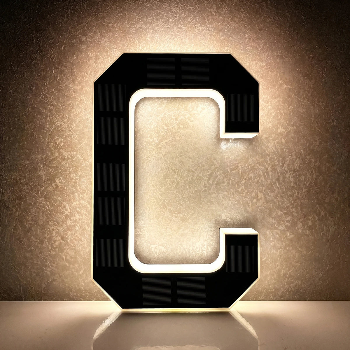 Light Up Address Numbers Dusk To Dawn LED Illuminated Modern Address Sign for Outside House Light Up Courtyard Hotel Bar - Le