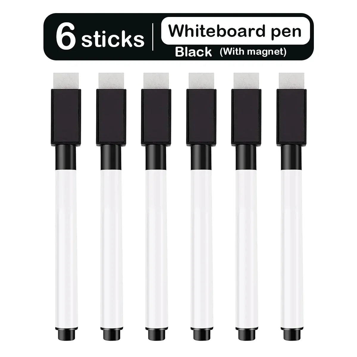 Magnetic Erasable Whiteboard Pen Color Options Blackboard Note Numbering Stationery Office Teaching Supplies for Classroom Us