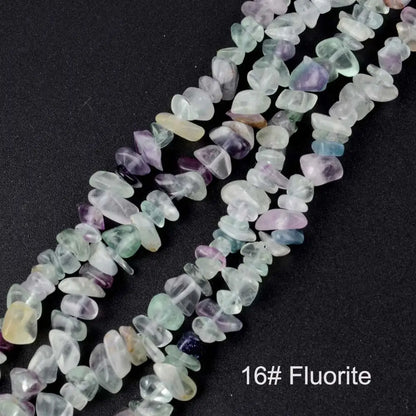 Irregular Freeform Chip Gravel Beads Natural Stone Amethysts Tiger Eye Beads For Jewelry Making 3-5-8-12mm Diy Necklace 16inc