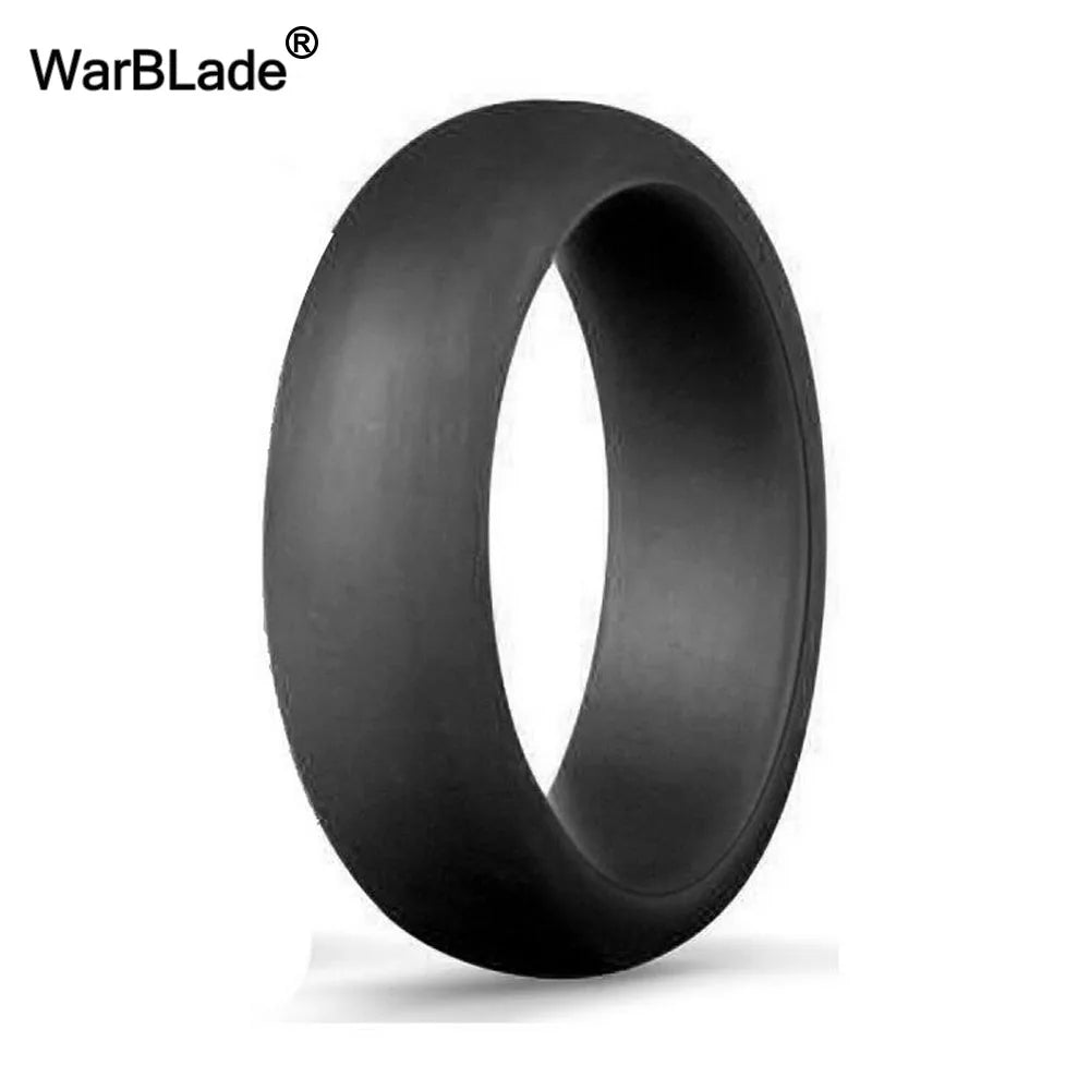 WarBLade 5.7mm Food Grade FDA Silicone Rings For Women Wedding Rubber Bands Hypoallergenic Flexible Silicone Finger Ring